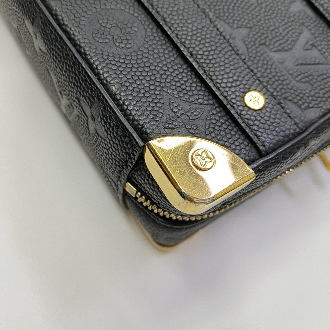 TRUNK Monogram Calfskin Black
