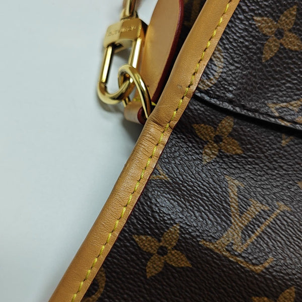 DIANE Monogram Coated Canvas Brown