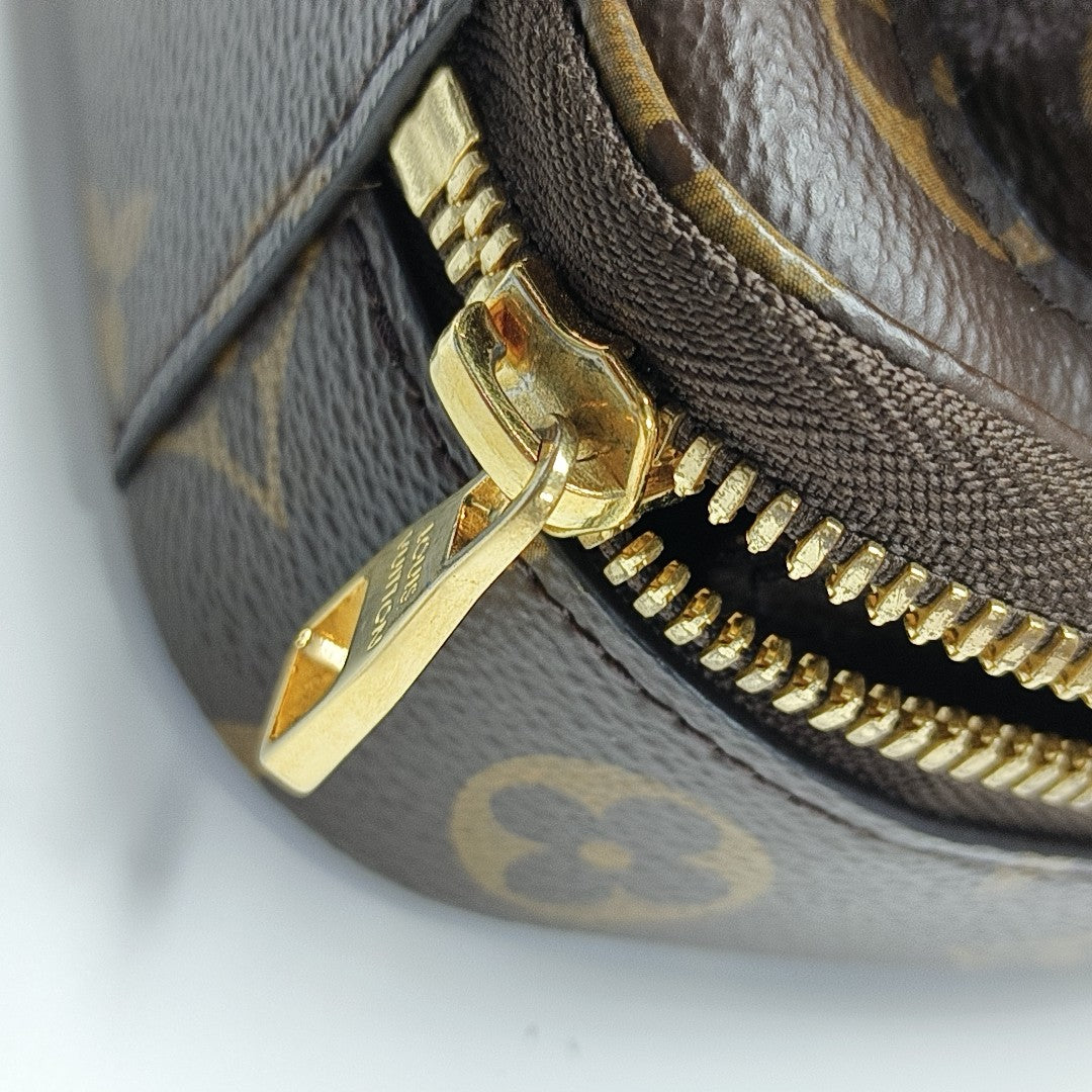 UTILITY Monogram Coated Canvas Brown