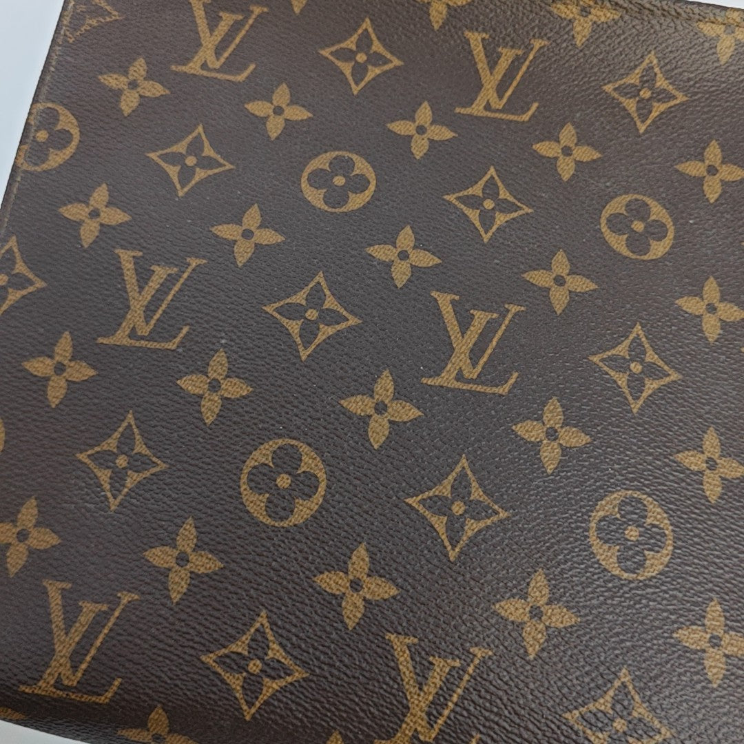 TOILET POCKET 26 Monogram Coated Canvas Brown