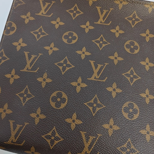 TOILET POCKET 26 Monogram Coated Canvas Brown