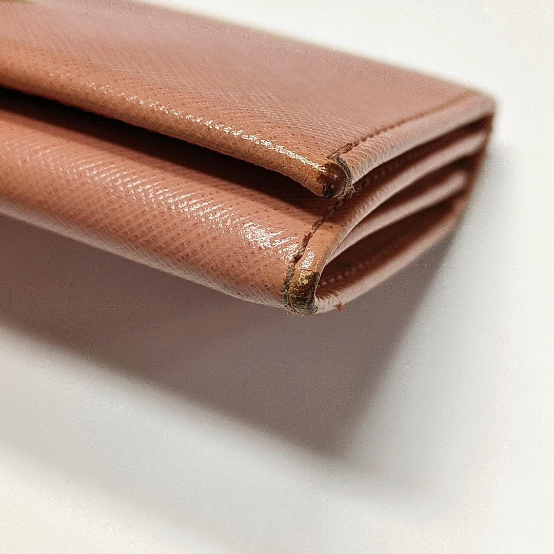 Authenticated pre-owned  Gancini Calfskin Pink Wallet - Wallet at Looply