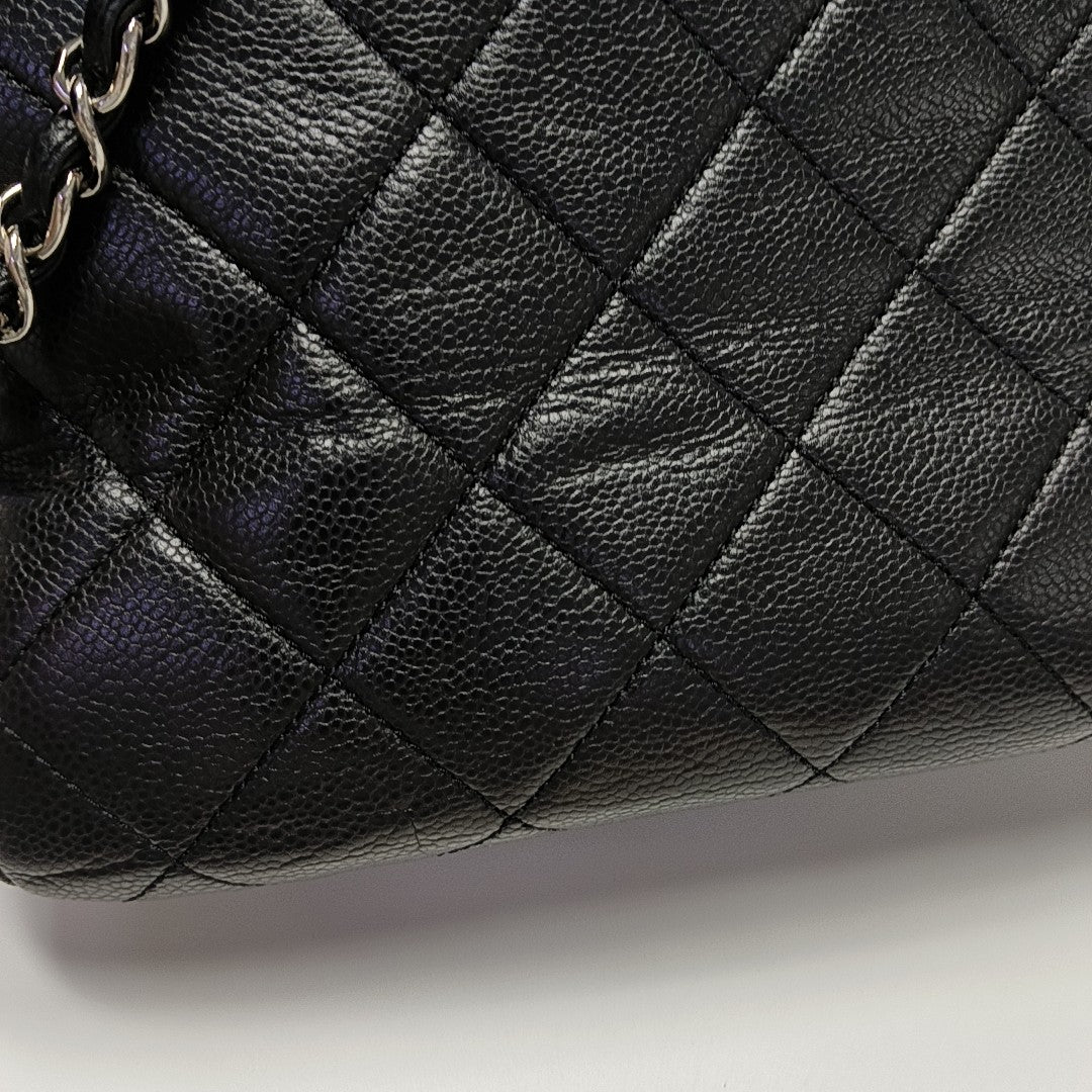 CC TIMELESS SOFT Quilted Grained Calfskin Black