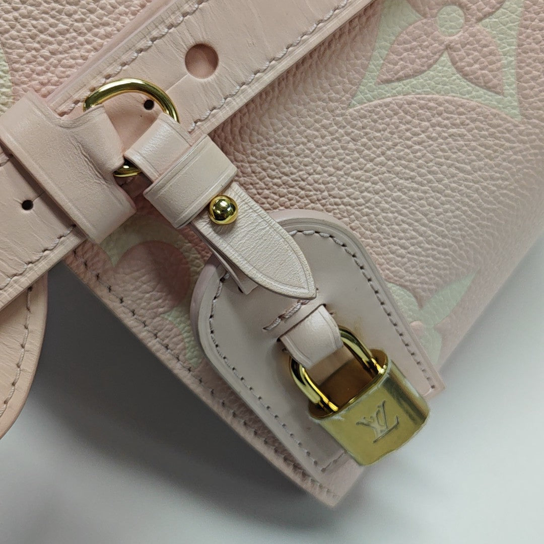 ALL IN BB Monogram Calfskin Pink