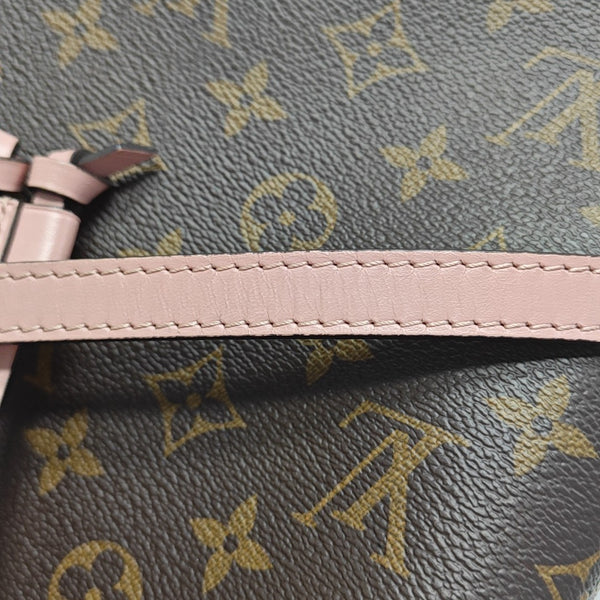 NÉONOÉ MM Monogram Coated Canvas Brown