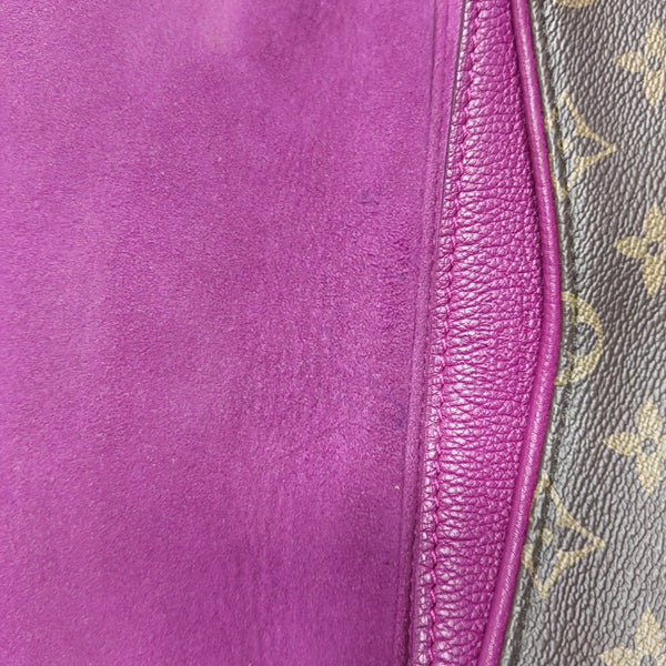 PALLAS BB Monogram Coated Canvas Brown