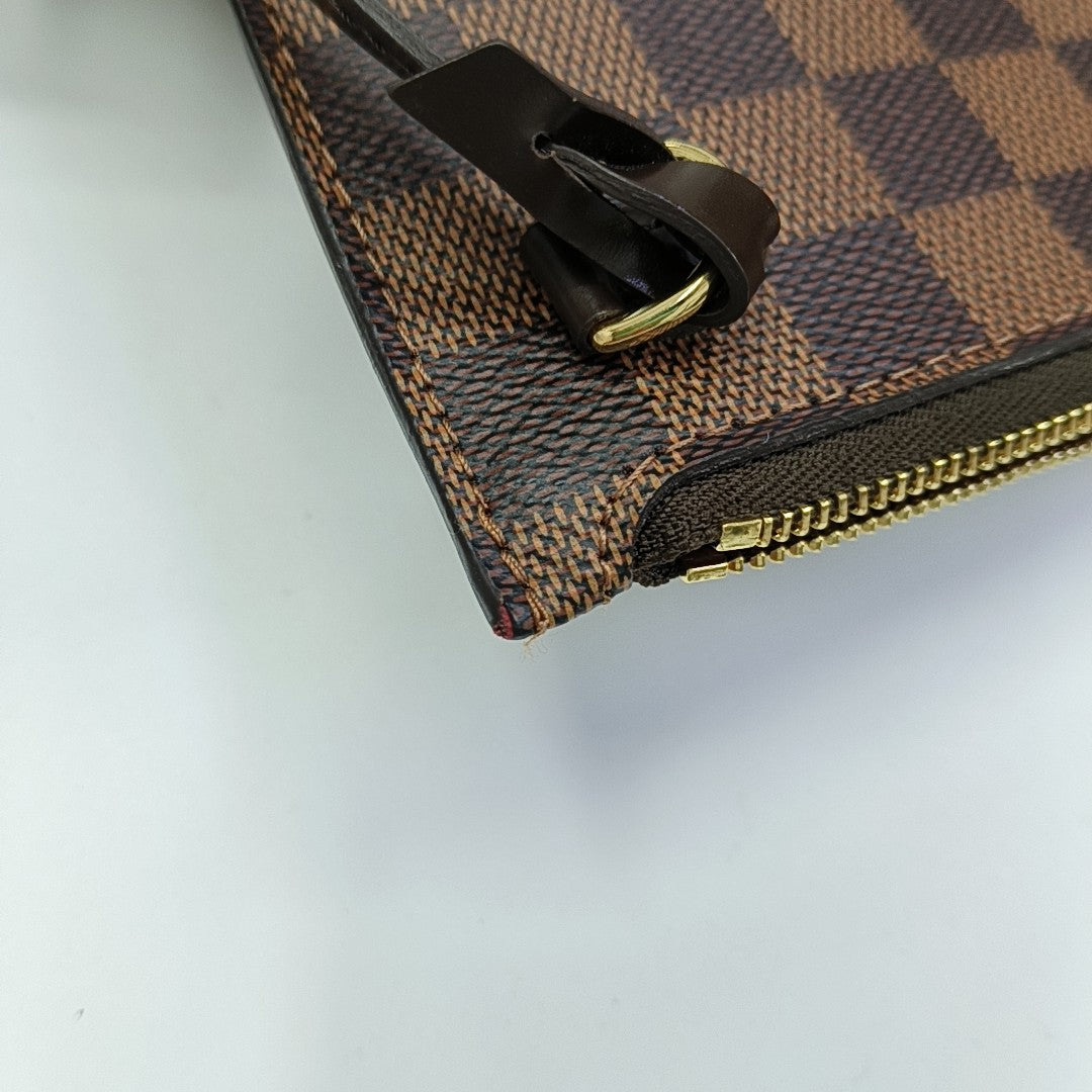NEVERFULL MM Damier Ebene Coated Canvas Brown