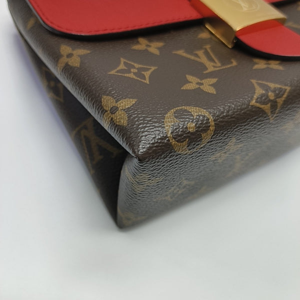 Authenticated pre-owned  LOCKY BB Monogram Coated Canvas Red - Shoulder Bag at Looply
