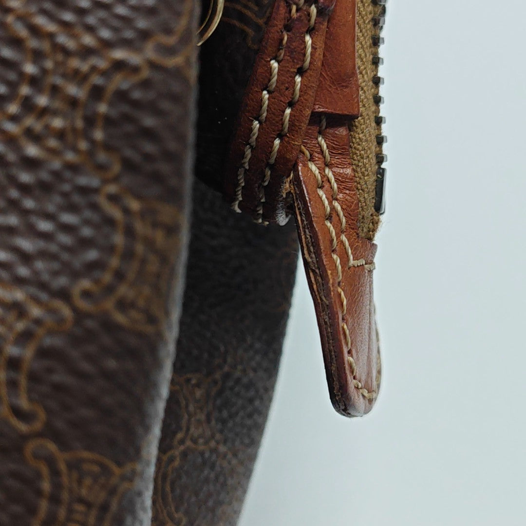 TRIOMPHE CANVAS Small Coated Canvas Brown