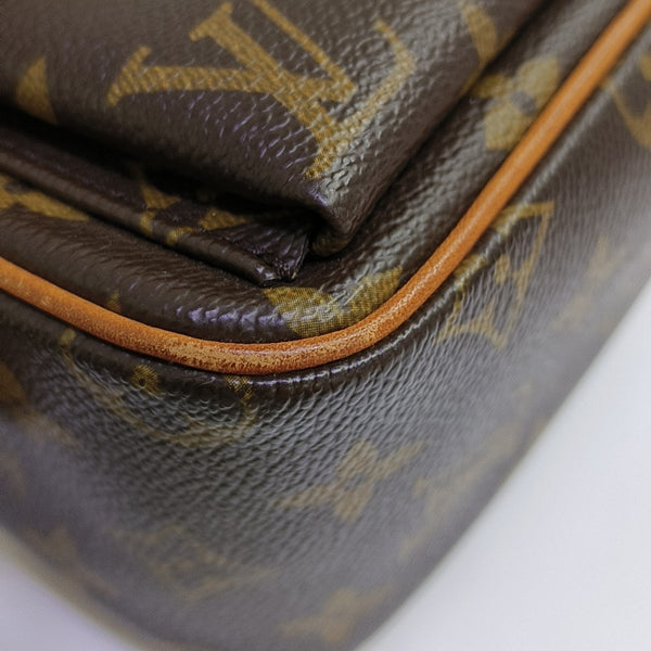 VIVA CITE Monogram Coated Canvas Brown