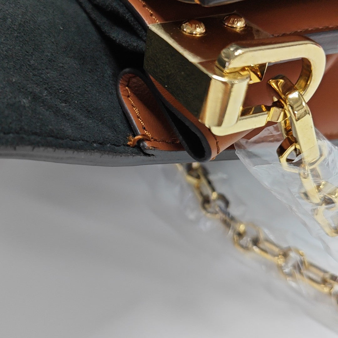 DAUPHINE MM Monogram Coated Canvas Brown