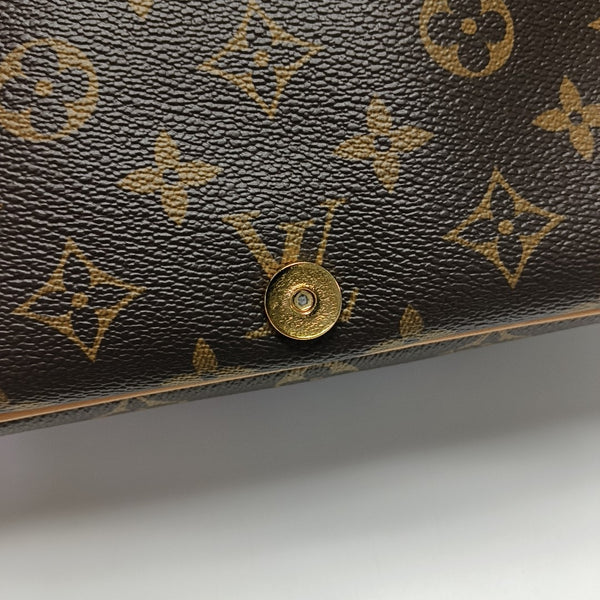 DIANE Monogram Coated Canvas Brown