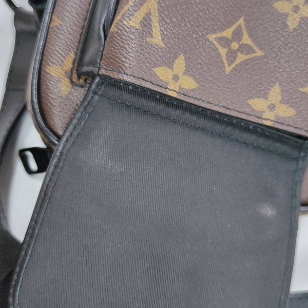 CHRISTOPHER Monogram Coated Canvas Brown