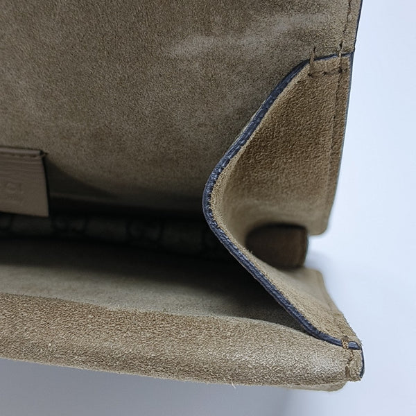Dionysus Mini Monogram Coated Canvas Beige