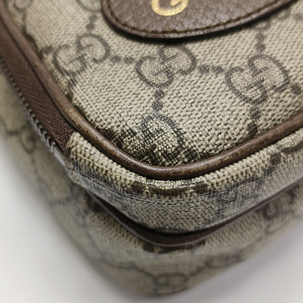 Neo Vintage Mini Monogram Coated Canvas Brown
