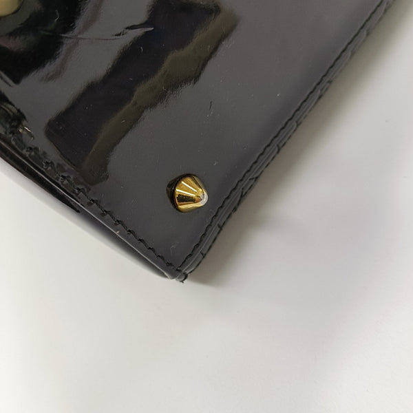 Lady Dior Medium Cannage Patent Leather Black