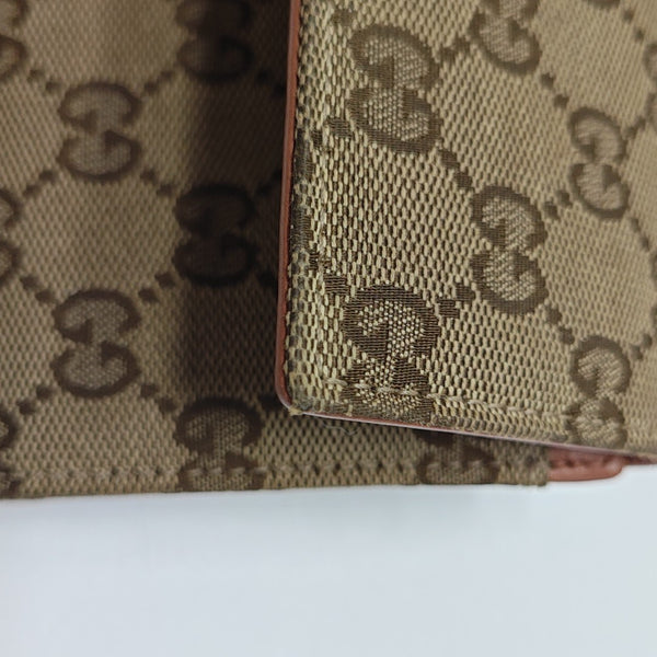 Monogram Canvas Wallet Brown