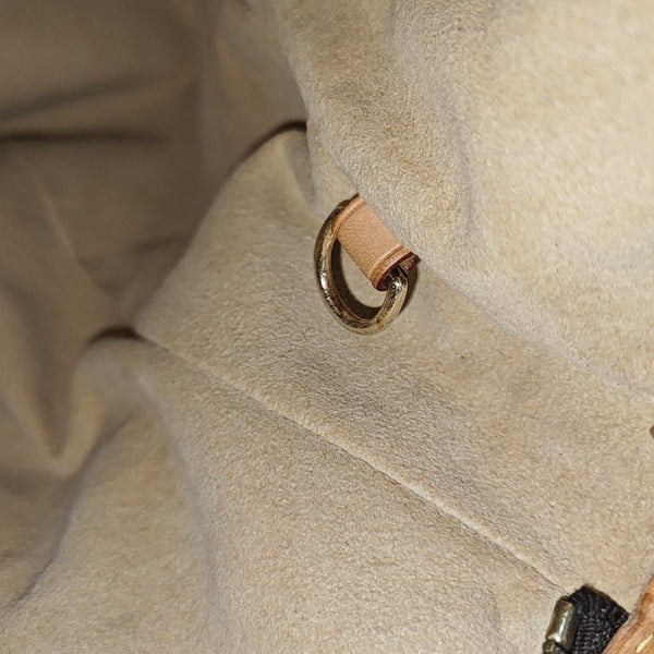 ESTRELA MM Monogram Coated Canvas Brown