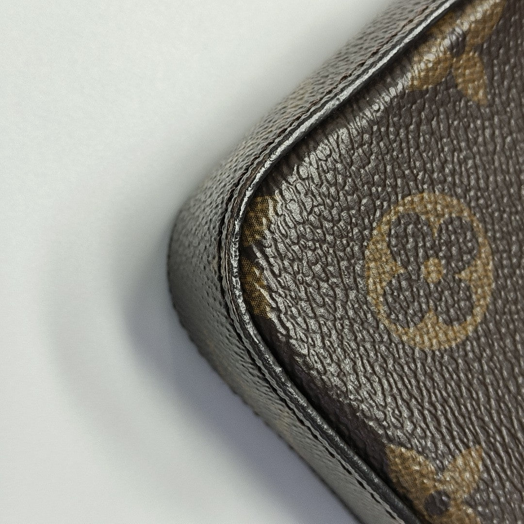 FÉLICIE Monogram Coated Canvas Brown