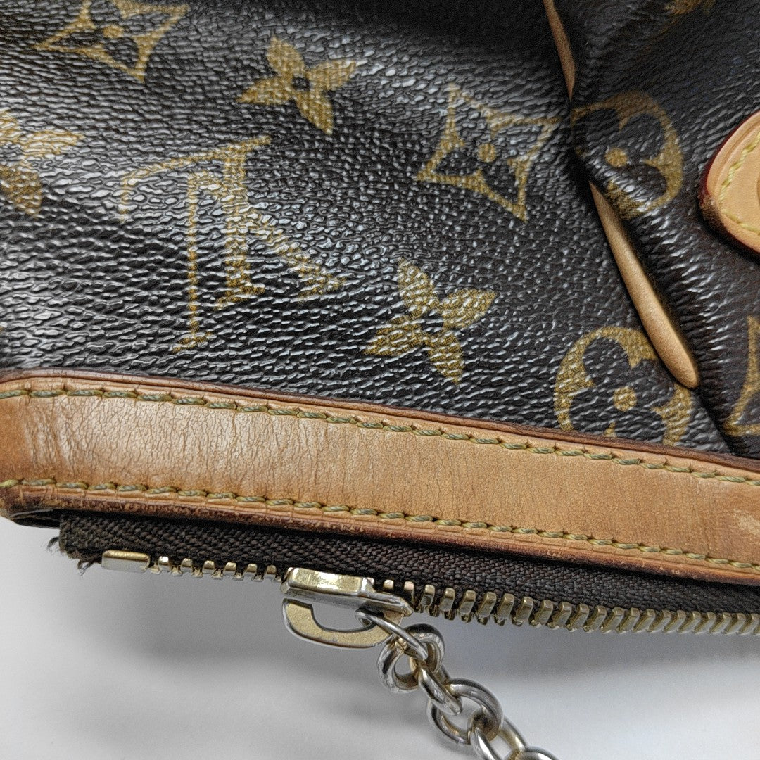 TIVOLI GM Monogram Coated Canvas Brown