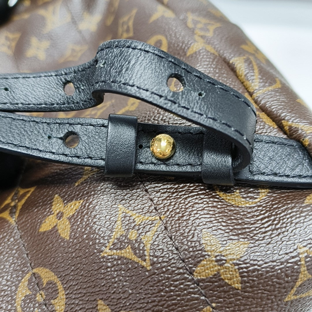 PALM SPRINGS PM Monogram Coated Canvas Brown