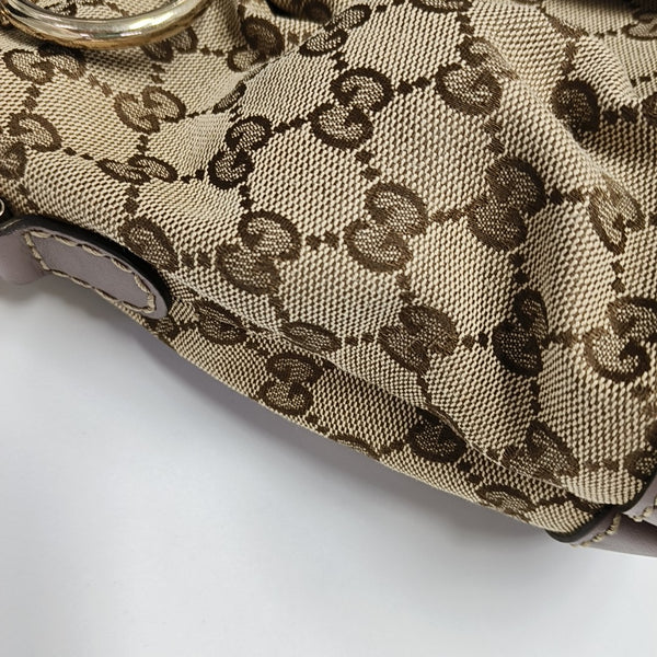 Sukey Monogram Canvas Beige