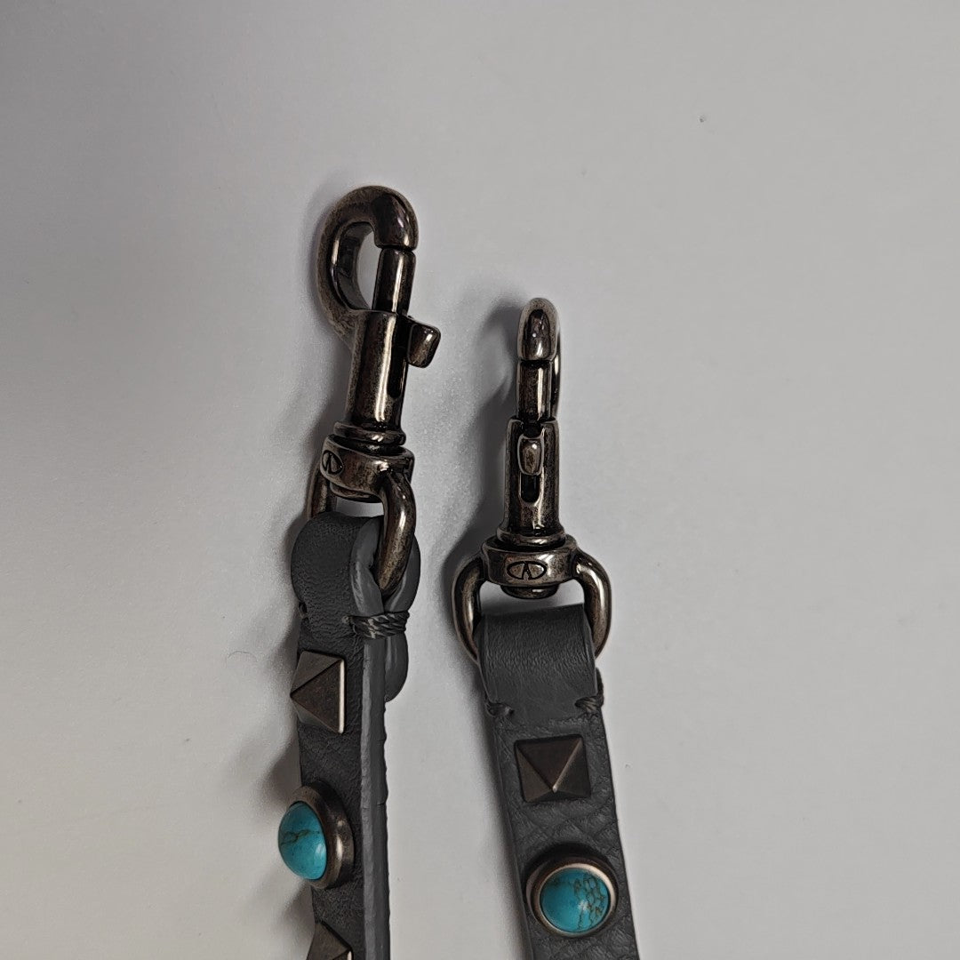 Rockstud Calfskin Blue