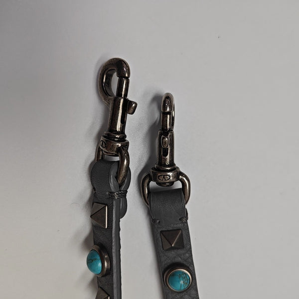 Rockstud Calfskin Blue