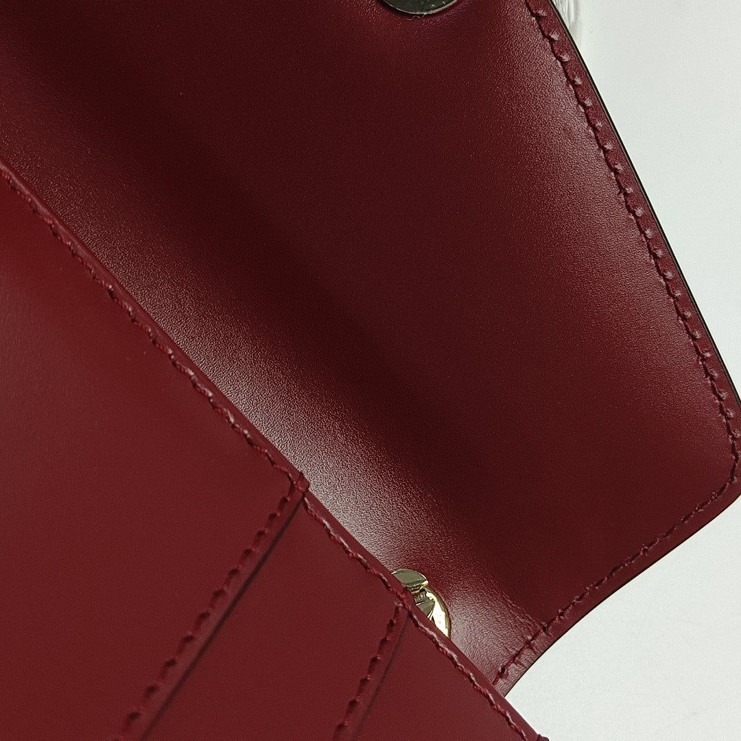 SERPENTI FOREVER Small Calfskin Red