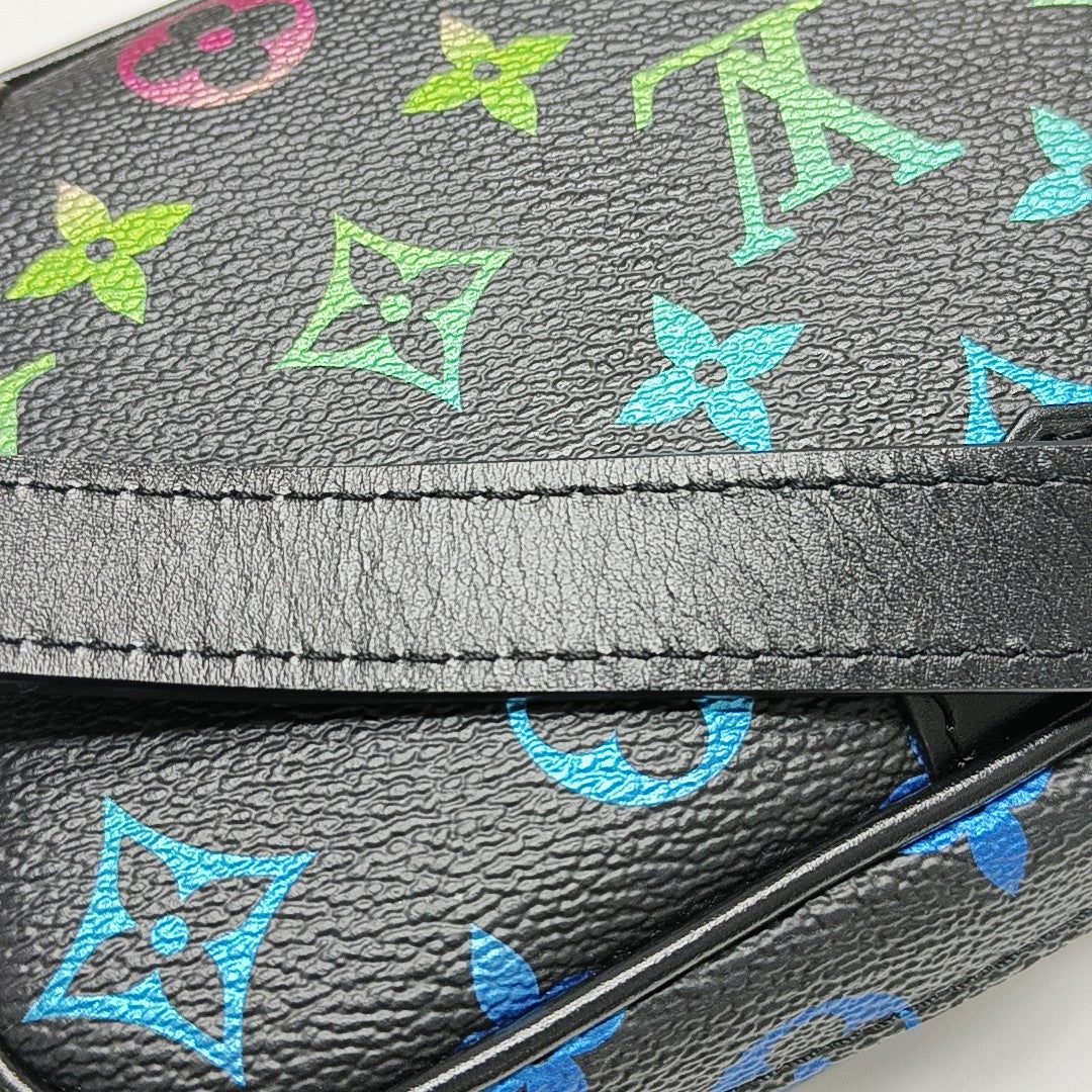 TROCADERO Monogram Coated Canvas Black