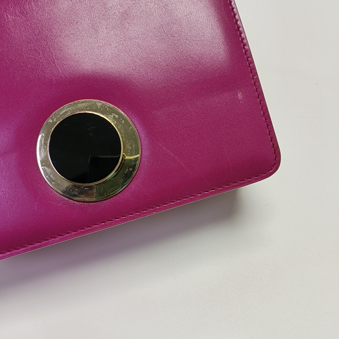 BVLGARI Calfskin Red