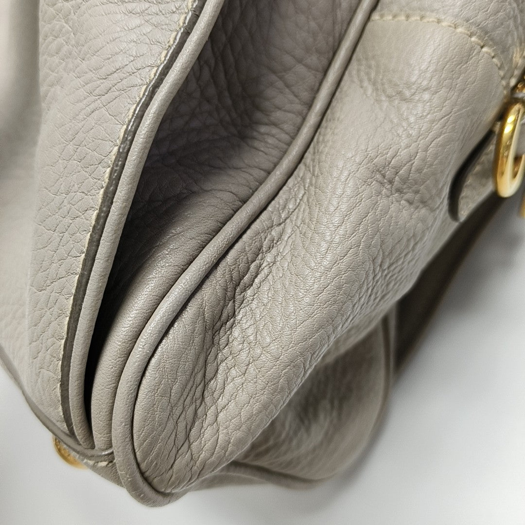 Calfskin Tote Bag Gray