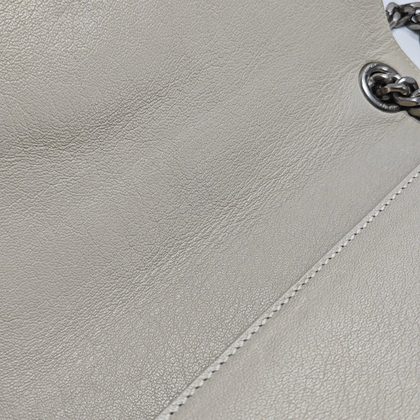 Calfskin Shoulder Bag White