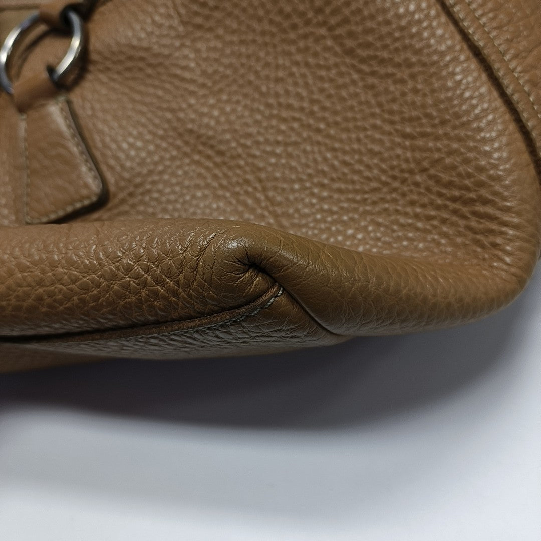 Calfskin Tote Bag Brown
