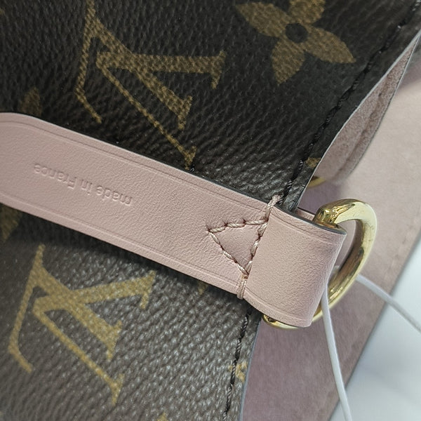 NÉONOÉ MM Monogram Coated Canvas Brown
