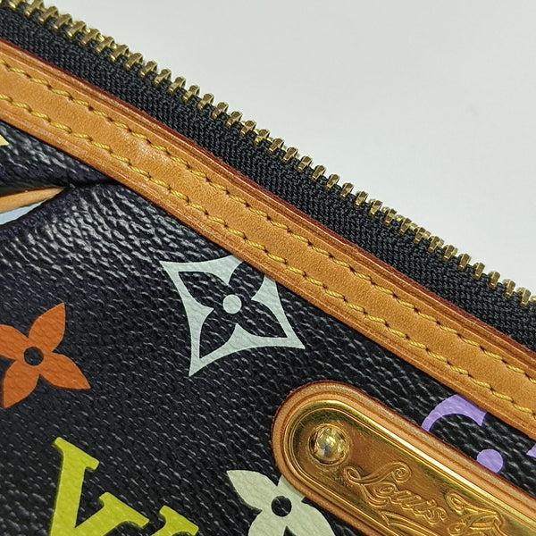 LV × TM VINTAGE MILLA Monogram Coated Canvas Black