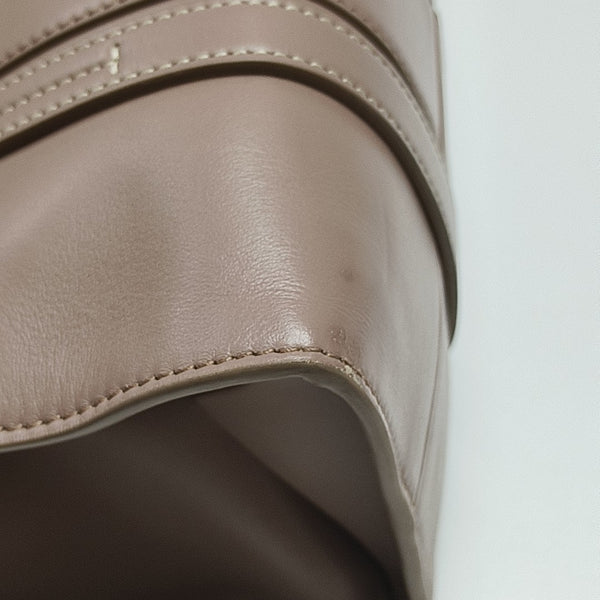 Woody Large Quilted Calfskin Beige
