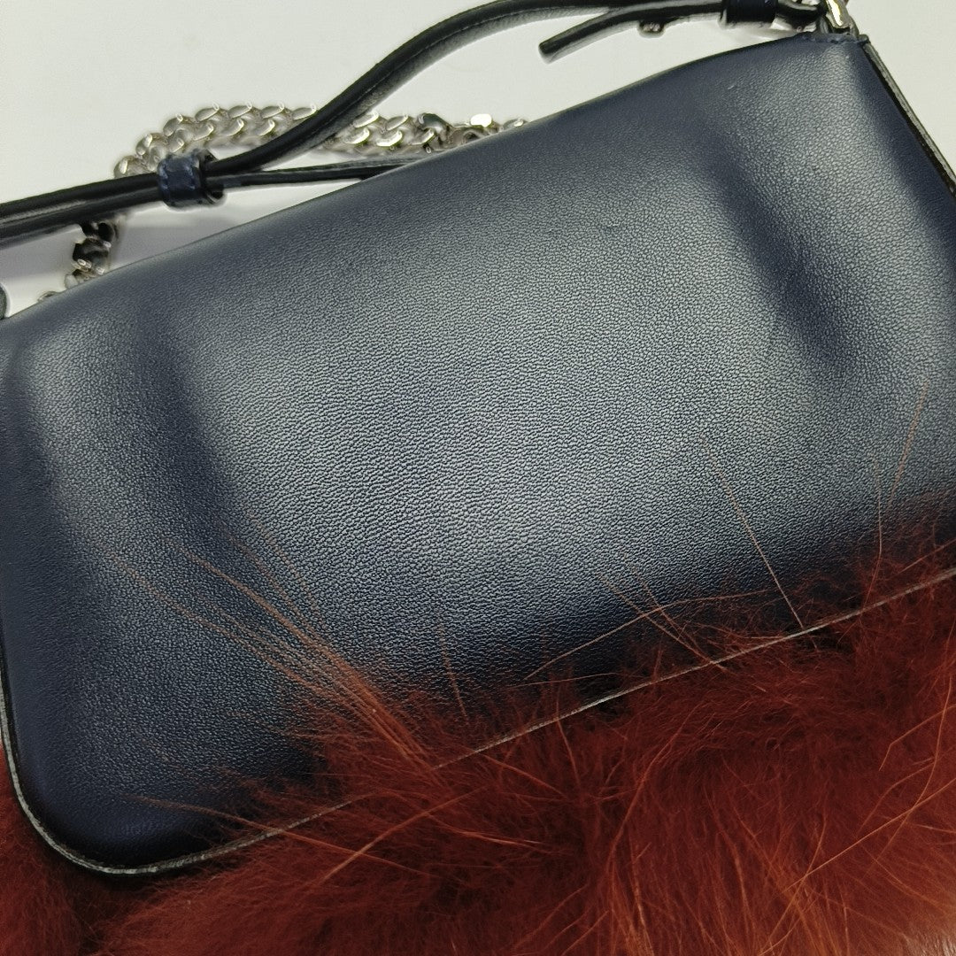 Baguette Micro Calfskin Blue