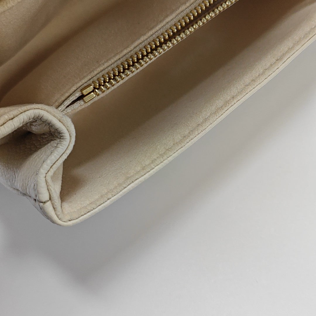 MÉTIS EAST WEST Monogram Calfskin Beige