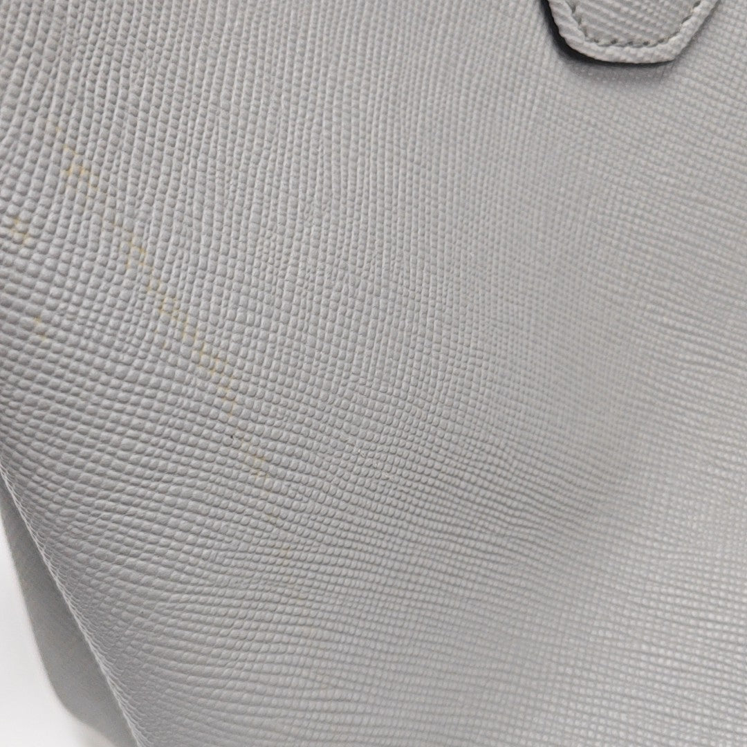 Calfskin Tote Bag Gray