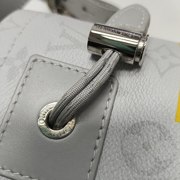 CHALK Monogram Coated Canvas Gray