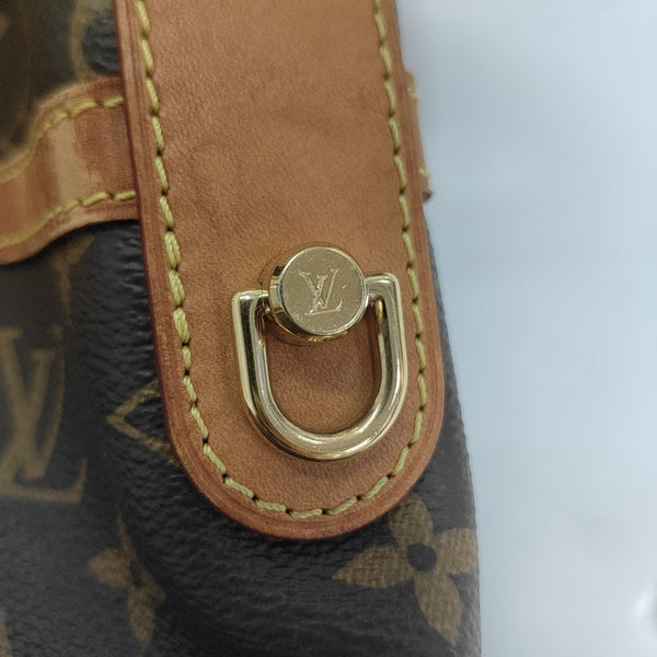 DUFFLE Monogram Coated Canvas Brown