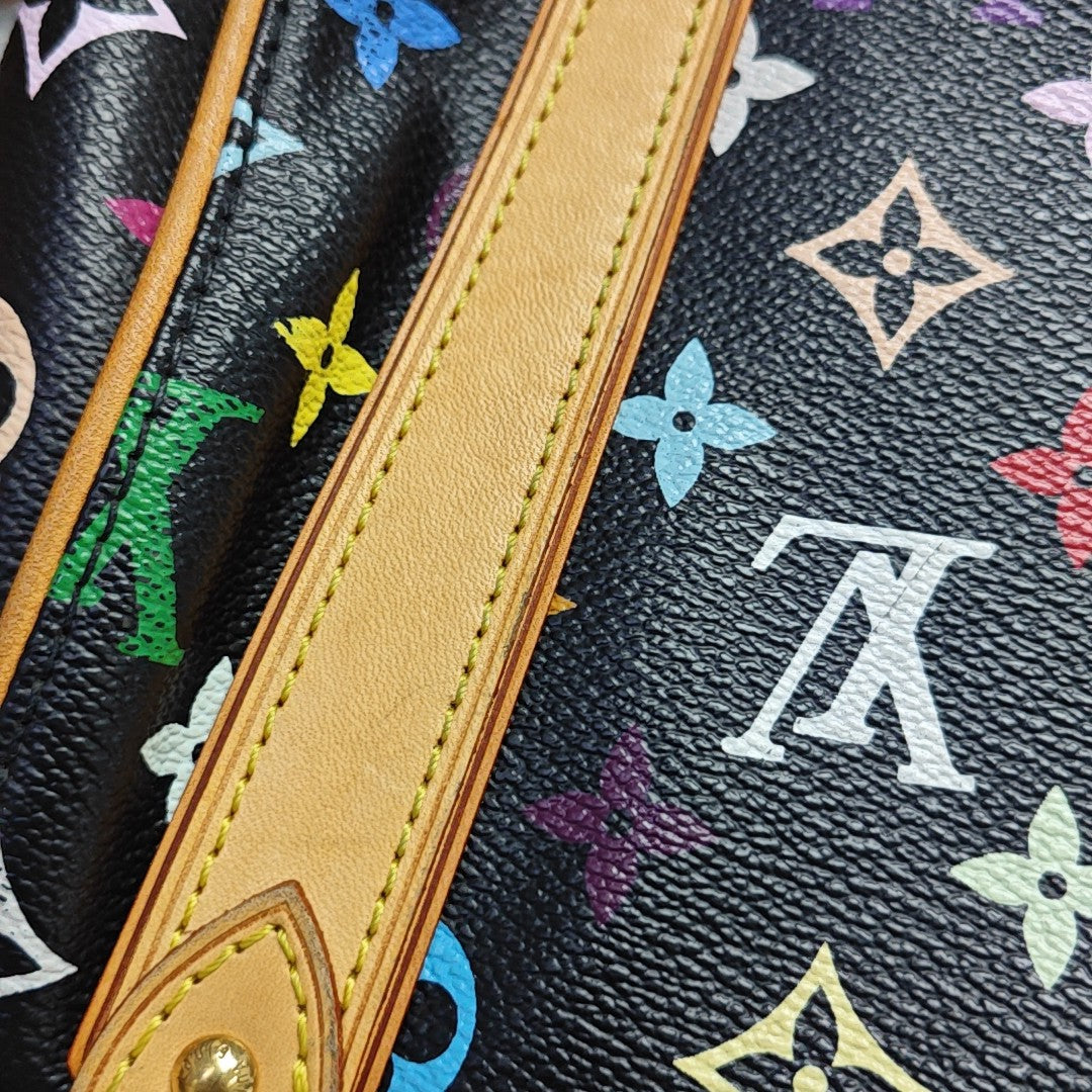 LV × TM PRISCILLA Monogram Coated Canvas Black