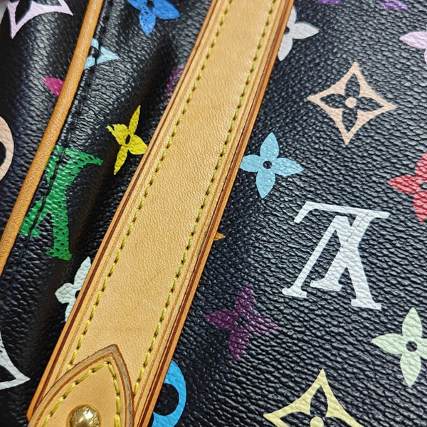 LV × TM PRISCILLA Monogram Coated Canvas Black