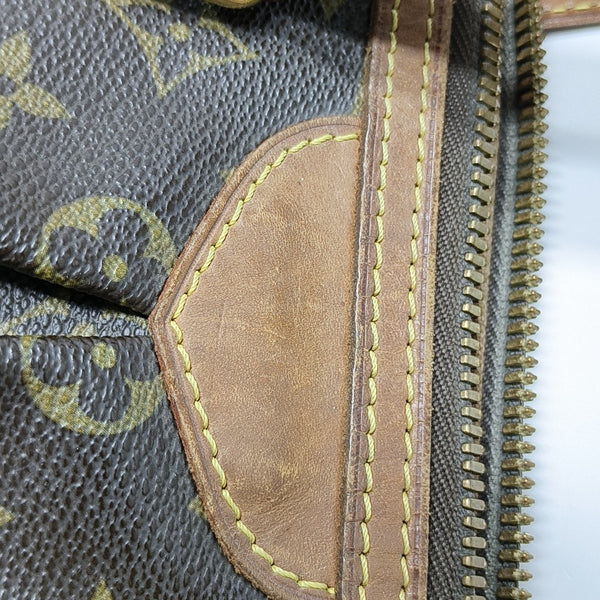 PALERMO PM Monogram Coated Canvas Brown