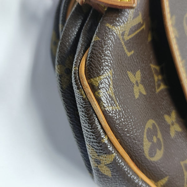 SAUMUR Monogram Coated Canvas Brown