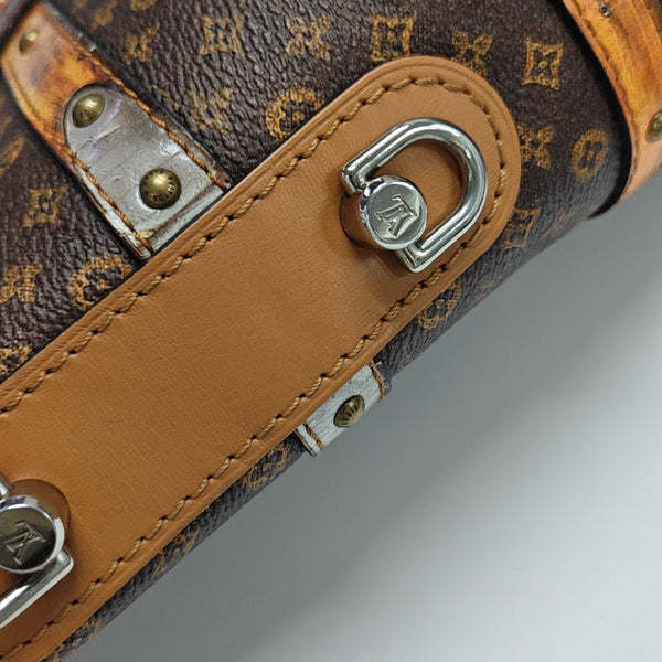 DUFFLE Monogram Coated Canvas Brown