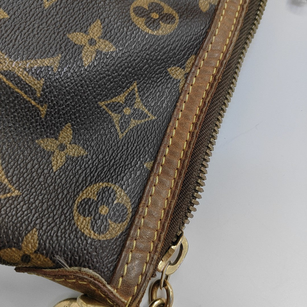 PALERMO PM Monogram Coated Canvas Brown