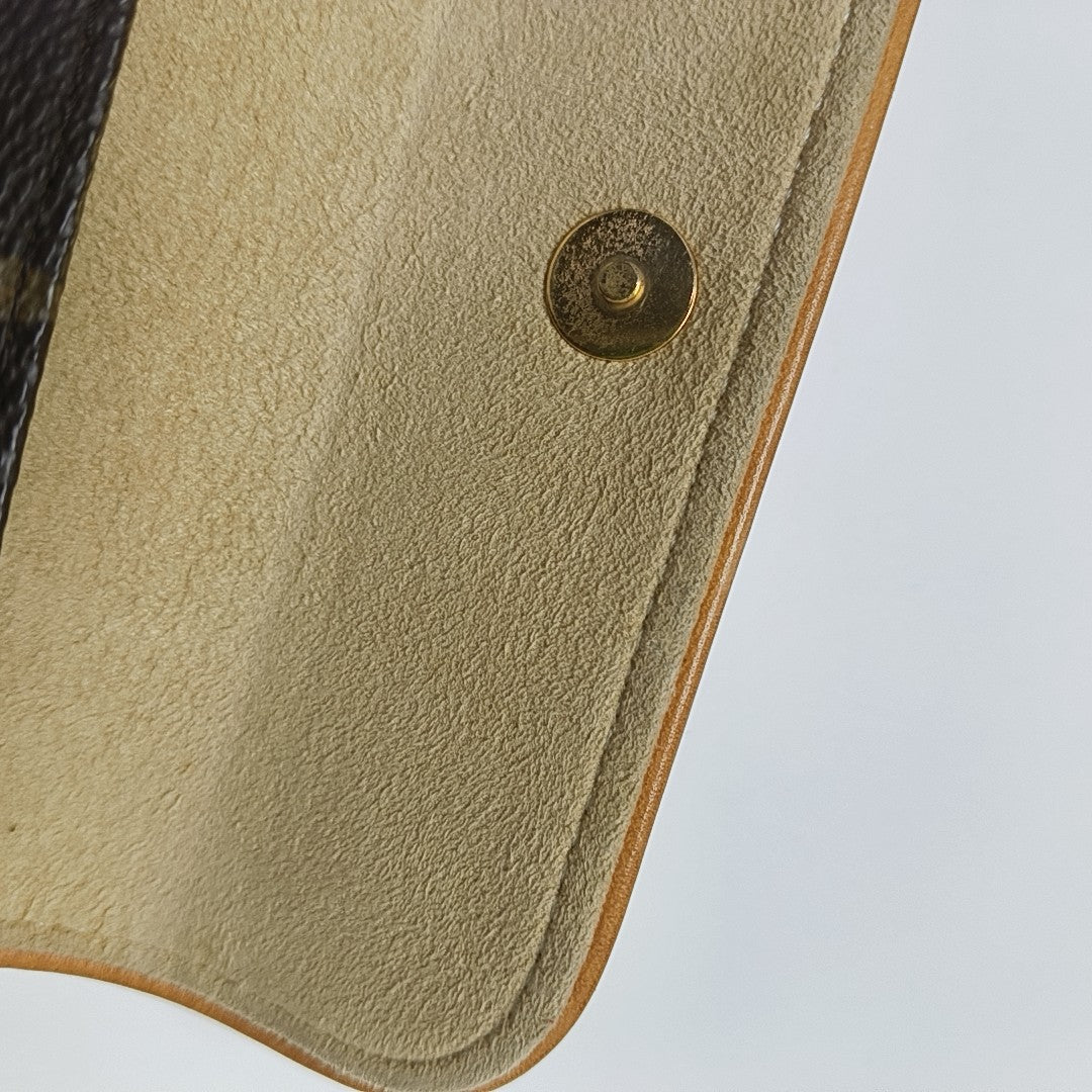 FLORENTINE Monogram Coated Canvas Brown