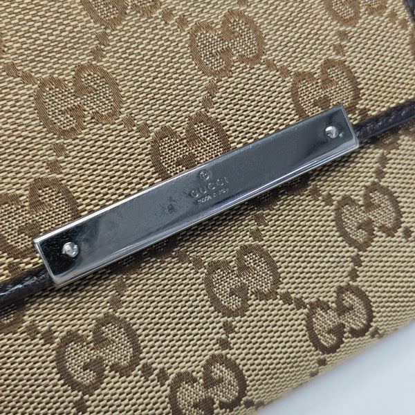 Signature Monogram Canvas Beige Wallet